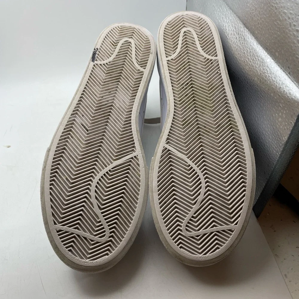 Nike Blazer platform low white womens sneakers size 7.5